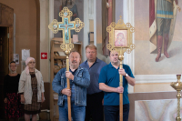 В Неделю 5-ю по Пятидесятнице, день памяти священномученика Евсевия, епископа Самосатского, митрополит Орловский и Болховский Тихон совершил чин великого освящения храма Покрова Пресвятой Богородицы в селе Клейменово Орловского муниципального округа, после чего возглавил Божественную литургию в новоосвященном храме. 5 июля 2026 года В Неделю 5-ю по Пятидесятнице, день памяти священномученика Евсевия, епископа Самосатского, митрополит Орловский и Болховский Тихон совершил чин великого освящения храма Покрова Пресвятой Богородицы в селе Клейменово Орловского муниципального округа, после чего возглавил Божественную литургию в новоосвященном храме. 5 июля 2026 года