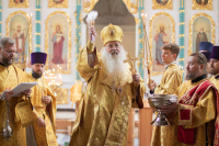 В Неделю 5-ю по Пятидесятнице, день памяти священномученика Евсевия, епископа Самосатского, митрополит Орловский и Болховский Тихон совершил чин великого освящения храма Покрова Пресвятой Богородицы в селе Клейменово Орловского муниципального округа, после чего возглавил Божественную литургию в новоосвященном храме. 5 июля 2026 года В Неделю 5-ю по Пятидесятнице, день памяти священномученика Евсевия, епископа Самосатского, митрополит Орловский и Болховский Тихон совершил чин великого освящения храма Покрова Пресвятой Богородицы в селе Клейменово Орловского муниципального округа, после чего возглавил Божественную литургию в новоосвященном храме. 5 июля 2026 года