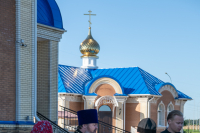 В день обретения мощей преподобного Серафима Саровского, чудотворца (1903), и Собора Курских святых, митрополит Орловский и Болховский Тихон совершил Божественную литургию в нижнем храме в честь преподобного Серафима Саровского подсобного хозяйства «Орловский Колос». 1 августа 2026 года, Орловский муниципальный округ В день обретения мощей преподобного Серафима Саровского, чудотворца (1903), и Собора Курских святых, митрополит Орловский и Болховский Тихон совершил Божественную литургию в нижнем храме в честь преподобного Серафима Саровского подсобного хозяйства «Орловский Колос». 1 августа 2026 года, Орловский муниципальный округ