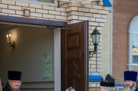 В день обретения мощей преподобного Серафима Саровского, чудотворца (1903), и Собора Курских святых, митрополит Орловский и Болховский Тихон совершил Божественную литургию в нижнем храме в честь преподобного Серафима Саровского подсобного хозяйства «Орловский Колос». 1 августа 2026 года, Орловский муниципальный округ В день обретения мощей преподобного Серафима Саровского, чудотворца (1903), и Собора Курских святых, митрополит Орловский и Болховский Тихон совершил Божественную литургию в нижнем храме в честь преподобного Серафима Саровского подсобного хозяйства «Орловский Колос». 1 августа 2026 года, Орловский муниципальный округ