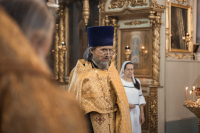 В канун Недели 9-й по Пятидесятнице, Пророка Илии, митрополит Орловский и Болховский Тихон совершил всенощное бдение в Ахтырском кафедральном соборе города Орла. 1 августа 2026 года.