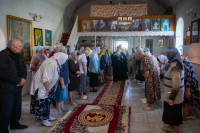 В Неделю 11-ю по Пятидесятнице, день памяти преподобного Антония Римлянина, Новгородского, чудотворца, митрополит Орловский и Болховский Тихон возглавил Божественную литургию в храме Покрова Пресвятой Богородицы поселка Шаблыкино. 16 августа 2026 года В Неделю 11-ю по Пятидесятнице, день памяти преподобного Антония Римлянина, Новгородского, чудотворца, митрополит Орловский и Болховский Тихон возглавил Божественную литургию в храме Покрова Пресвятой Богородицы поселка Шаблыкино. 16 августа 2026 года