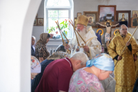 В Неделю 11-ю по Пятидесятнице, день памяти преподобного Антония Римлянина, Новгородского, чудотворца, митрополит Орловский и Болховский Тихон возглавил Божественную литургию в храме Покрова Пресвятой Богородицы поселка Шаблыкино. 16 августа 2026 года В Неделю 11-ю по Пятидесятнице, день памяти преподобного Антония Римлянина, Новгородского, чудотворца, митрополит Орловский и Болховский Тихон возглавил Божественную литургию в храме Покрова Пресвятой Богородицы поселка Шаблыкино. 16 августа 2026 года