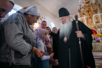 В Неделю 11-ю по Пятидесятнице, день памяти преподобного Антония Римлянина, Новгородского, чудотворца, митрополит Орловский и Болховский Тихон возглавил Божественную литургию в храме Покрова Пресвятой Богородицы поселка Шаблыкино. 16 августа 2026 года В Неделю 11-ю по Пятидесятнице, день памяти преподобного Антония Римлянина, Новгородского, чудотворца, митрополит Орловский и Болховский Тихон возглавил Божественную литургию в храме Покрова Пресвятой Богородицы поселка Шаблыкино. 16 августа 2026 года