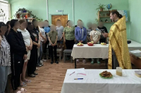 Председатель епархиального отдела по тюремному служению иерей Владимир Наумов совершил пасторский визит в участок, функционирующий как исправительный центр при ФКУ ПК-3 в поселке Шахово. 16 августа 2026 года, Кромской район. Председатель епархиального отдела по тюремному служению иерей Владимир Наумов совершил пасторский визит в участок, функционирующий как исправительный центр при ФКУ ПК-3 в поселке Шахово. 16 августа 2026 года, Кромской район.