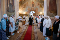 В праздник Преображения Господа Бога и Спаса нашего Иисуса Христа, митрополит Орловский и Болховский Тихон возглавил Божественную литургию и престольные торжества в старинном Спасо-Преображенском храме села Спасское-Лутовиново — родового имения великого русского писателя Ивана Сергеевича Тургенева. 19 августа 2026 года, Мценский район. В праздник Преображения Господа Бога и Спаса нашего Иисуса Христа, митрополит Орловский и Болховский Тихон возглавил Божественную литургию и престольные торжества в старинном Спасо-Преображенском храме села Спасское-Лутовиново — родового имения великого русского писателя Ивана Сергеевича Тургенева. 19 августа 2026 года, Мценский район.