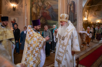 В праздник Преображения Господа Бога и Спаса нашего Иисуса Христа, митрополит Орловский и Болховский Тихон возглавил Божественную литургию и престольные торжества в старинном Спасо-Преображенском храме села Спасское-Лутовиново — родового имения великого русского писателя Ивана Сергеевича Тургенева. 19 августа 2026 года, Мценский район. В праздник Преображения Господа Бога и Спаса нашего Иисуса Христа, митрополит Орловский и Болховский Тихон возглавил Божественную литургию и престольные торжества в старинном Спасо-Преображенском храме села Спасское-Лутовиново — родового имения великого русского писателя Ивана Сергеевича Тургенева. 19 августа 2026 года, Мценский район.