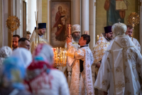 В праздник Преображения Господа Бога и Спаса нашего Иисуса Христа, митрополит Орловский и Болховский Тихон возглавил Божественную литургию и престольные торжества в старинном Спасо-Преображенском храме села Спасское-Лутовиново — родового имения великого русского писателя Ивана Сергеевича Тургенева. 19 августа 2026 года, Мценский район. В праздник Преображения Господа Бога и Спаса нашего Иисуса Христа, митрополит Орловский и Болховский Тихон возглавил Божественную литургию и престольные торжества в старинном Спасо-Преображенском храме села Спасское-Лутовиново — родового имения великого русского писателя Ивана Сергеевича Тургенева. 19 августа 2026 года, Мценский район.