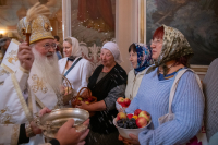 В праздник Преображения Господа Бога и Спаса нашего Иисуса Христа, митрополит Орловский и Болховский Тихон возглавил Божественную литургию и престольные торжества в старинном Спасо-Преображенском храме села Спасское-Лутовиново — родового имения великого русского писателя Ивана Сергеевича Тургенева. 19 августа 2026 года, Мценский район. В праздник Преображения Господа Бога и Спаса нашего Иисуса Христа, митрополит Орловский и Болховский Тихон возглавил Божественную литургию и престольные торжества в старинном Спасо-Преображенском храме села Спасское-Лутовиново — родового имения великого русского писателя Ивана Сергеевича Тургенева. 19 августа 2026 года, Мценский район.