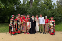 В праздник Преображения Господа Бога и Спаса нашего Иисуса Христа, митрополит Орловский и Болховский Тихон возглавил Божественную литургию и престольные торжества в старинном Спасо-Преображенском храме села Спасское-Лутовиново — родового имения великого русского писателя Ивана Сергеевича Тургенева. 19 августа 2026 года, Мценский район. В праздник Преображения Господа Бога и Спаса нашего Иисуса Христа, митрополит Орловский и Болховский Тихон возглавил Божественную литургию и престольные торжества в старинном Спасо-Преображенском храме села Спасское-Лутовиново — родового имения великого русского писателя Ивана Сергеевича Тургенева. 19 августа 2026 года, Мценский район.