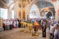 В праздник Вознесения Господня, в день памяти Апостола и евангелиста Иоанна Богослова, митрополит Орловский и Болховский Тихон возглавил Божественную литургию в Богоявленском соборе города Орла, за которой был совершен чин прославления святого праведного Афанасия, Христа ради юродивого, исповедника. 21 мая 2026 года, г.Орел В праздник Вознесения Господня, в день памяти Апостола и евангелиста Иоанна Богослова, митрополит Орловский и Болховский Тихон возглавил Божественную литургию в Богоявленском соборе города Орла, за которой был совершен чин прославления святого праведного Афанасия, Христа ради юродивого, исповедника. 21 мая 2026 года, г.Орел