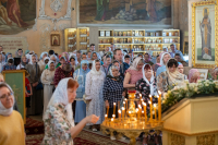 В праздник Вознесения Господня, в день памяти Апостола и евангелиста Иоанна Богослова, митрополит Орловский и Болховский Тихон возглавил Божественную литургию в Богоявленском соборе города Орла, за которой был совершен чин прославления святого праведного Афанасия, Христа ради юродивого, исповедника. 21 мая 2026 года, г.Орел В праздник Вознесения Господня, в день памяти Апостола и евангелиста Иоанна Богослова, митрополит Орловский и Болховский Тихон возглавил Божественную литургию в Богоявленском соборе города Орла, за которой был совершен чин прославления святого праведного Афанасия, Христа ради юродивого, исповедника. 21 мая 2026 года, г.Орел