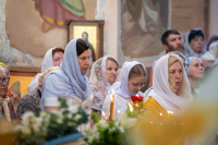 В праздник Вознесения Господня, в день памяти Апостола и евангелиста Иоанна Богослова, митрополит Орловский и Болховский Тихон возглавил Божественную литургию в Богоявленском соборе города Орла, за которой был совершен чин прославления святого праведного Афанасия, Христа ради юродивого, исповедника. 21 мая 2026 года, г.Орел В праздник Вознесения Господня, в день памяти Апостола и евангелиста Иоанна Богослова, митрополит Орловский и Болховский Тихон возглавил Божественную литургию в Богоявленском соборе города Орла, за которой был совершен чин прославления святого праведного Афанасия, Христа ради юродивого, исповедника. 21 мая 2026 года, г.Орел