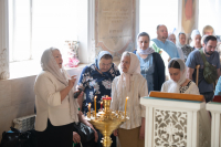 В праздник Вознесения Господня, в день памяти Апостола и евангелиста Иоанна Богослова, митрополит Орловский и Болховский Тихон возглавил Божественную литургию в Богоявленском соборе города Орла, за которой был совершен чин прославления святого праведного Афанасия, Христа ради юродивого, исповедника. 21 мая 2026 года, г.Орел В праздник Вознесения Господня, в день памяти Апостола и евангелиста Иоанна Богослова, митрополит Орловский и Болховский Тихон возглавил Божественную литургию в Богоявленском соборе города Орла, за которой был совершен чин прославления святого праведного Афанасия, Христа ради юродивого, исповедника. 21 мая 2026 года, г.Орел