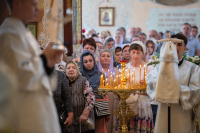 В праздник Вознесения Господня, в день памяти Апостола и евангелиста Иоанна Богослова, митрополит Орловский и Болховский Тихон возглавил Божественную литургию в Богоявленском соборе города Орла, за которой был совершен чин прославления святого праведного Афанасия, Христа ради юродивого, исповедника. 21 мая 2026 года, г.Орел В праздник Вознесения Господня, в день памяти Апостола и евангелиста Иоанна Богослова, митрополит Орловский и Болховский Тихон возглавил Божественную литургию в Богоявленском соборе города Орла, за которой был совершен чин прославления святого праведного Афанасия, Христа ради юродивого, исповедника. 21 мая 2026 года, г.Орел
