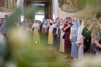 В праздник Вознесения Господня, в день памяти Апостола и евангелиста Иоанна Богослова, митрополит Орловский и Болховский Тихон возглавил Божественную литургию в Богоявленском соборе города Орла, за которой был совершен чин прославления святого праведного Афанасия, Христа ради юродивого, исповедника. 21 мая 2026 года, г.Орел В праздник Вознесения Господня, в день памяти Апостола и евангелиста Иоанна Богослова, митрополит Орловский и Болховский Тихон возглавил Божественную литургию в Богоявленском соборе города Орла, за которой был совершен чин прославления святого праведного Афанасия, Христа ради юродивого, исповедника. 21 мая 2026 года, г.Орел