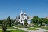 В праздник Вознесения Господня, в день памяти Апостола и евангелиста Иоанна Богослова, митрополит Орловский и Болховский Тихон возглавил Божественную литургию в Богоявленском соборе города Орла, за которой был совершен чин прославления святого праведного Афанасия, Христа ради юродивого, исповедника. 21 мая 2026 года, г.Орел В праздник Вознесения Господня, в день памяти Апостола и евангелиста Иоанна Богослова, митрополит Орловский и Болховский Тихон возглавил Божественную литургию в Богоявленском соборе города Орла, за которой был совершен чин прославления святого праведного Афанасия, Христа ради юродивого, исповедника. 21 мая 2026 года, г.Орел