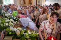 В праздник Вознесения Господня, в день памяти Апостола и евангелиста Иоанна Богослова, митрополит Орловский и Болховский Тихон возглавил Божественную литургию в Богоявленском соборе города Орла, за которой был совершен чин прославления святого праведного Афанасия, Христа ради юродивого, исповедника. 21 мая 2026 года, г.Орел В праздник Вознесения Господня, в день памяти Апостола и евангелиста Иоанна Богослова, митрополит Орловский и Болховский Тихон возглавил Божественную литургию в Богоявленском соборе города Орла, за которой был совершен чин прославления святого праведного Афанасия, Христа ради юродивого, исповедника. 21 мая 2026 года, г.Орел