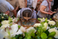 В праздник Вознесения Господня, в день памяти Апостола и евангелиста Иоанна Богослова, митрополит Орловский и Болховский Тихон возглавил Божественную литургию в Богоявленском соборе города Орла, за которой был совершен чин прославления святого праведного Афанасия, Христа ради юродивого, исповедника. 21 мая 2026 года, г.Орел В праздник Вознесения Господня, в день памяти Апостола и евангелиста Иоанна Богослова, митрополит Орловский и Болховский Тихон возглавил Божественную литургию в Богоявленском соборе города Орла, за которой был совершен чин прославления святого праведного Афанасия, Христа ради юродивого, исповедника. 21 мая 2026 года, г.Орел