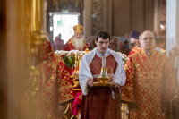 В Неделю 9-ю по Пятидесятнице, день памяти святого пророка Илии (IX век до Рождества Христова), митрополит Орловский и Болховский Тихон возглавил престольные торжества и совершил Божественную литургию в Николо-Песковском храме города Орла. 2 августа 2026 года В Неделю 9-ю по Пятидесятнице, день памяти святого пророка Илии (IX век до Рождества Христова), митрополит Орловский и Болховский Тихон возглавил престольные торжества и совершил Божественную литургию в Николо-Песковском храме города Орла. 2 августа 2026 года