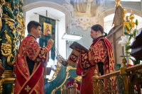 В Неделю 9-ю по Пятидесятнице, день памяти святого пророка Илии (IX век до Рождества Христова), митрополит Орловский и Болховский Тихон возглавил престольные торжества и совершил Божественную литургию в Николо-Песковском храме города Орла. 2 августа 2026 года В Неделю 9-ю по Пятидесятнице, день памяти святого пророка Илии (IX век до Рождества Христова), митрополит Орловский и Болховский Тихон возглавил престольные торжества и совершил Божественную литургию в Николо-Песковском храме города Орла. 2 августа 2026 года