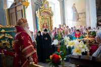 В Неделю 9-ю по Пятидесятнице, день памяти святого пророка Илии (IX век до Рождества Христова), митрополит Орловский и Болховский Тихон возглавил престольные торжества и совершил Божественную литургию в Николо-Песковском храме города Орла. 2 августа 2026 года В Неделю 9-ю по Пятидесятнице, день памяти святого пророка Илии (IX век до Рождества Христова), митрополит Орловский и Болховский Тихон возглавил престольные торжества и совершил Божественную литургию в Николо-Песковском храме города Орла. 2 августа 2026 года