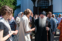 В Неделю 9-ю по Пятидесятнице, день памяти святого пророка Илии (IX век до Рождества Христова), митрополит Орловский и Болховский Тихон возглавил престольные торжества и совершил Божественную литургию в Николо-Песковском храме города Орла. 2 августа 2026 года В Неделю 9-ю по Пятидесятнице, день памяти святого пророка Илии (IX век до Рождества Христова), митрополит Орловский и Болховский Тихон возглавил престольные торжества и совершил Божественную литургию в Николо-Песковском храме города Орла. 2 августа 2026 года