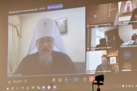 Владыка Тихон и монашествующие Орловской епархии приняли участие в межъепархиальном круглом столе, прошедшем в режиме онлайн. 20 августа 2026 года, г.Орел