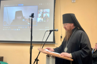 Владыка Тихон и монашествующие Орловской епархии приняли участие в межъепархиальном круглом столе, прошедшем в режиме онлайн. 20 августа 2026 года, г.Орел