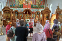 Приход Воскресенского храма города Орла посетили участники отделения социальной реабилитации и активного долголетия БУ ОО «КЦСОН Железнодорожного района г. Орла», 21 августа 2026 года. Приход Воскресенского храма города Орла посетили участники отделения социальной реабилитации и активного долголетия БУ ОО «КЦСОН Железнодорожного района г. Орла», 21 августа 2026 года.