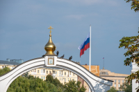Митрополит Орловский и Болховский Тихон принял участие в торжественном мероприятии в честь Дня Государственного флага России, 22 августа 2026 года, г.Орел Митрополит Орловский и Болховский Тихон принял участие в торжественном мероприятии в честь Дня Государственного флага России, 22 августа 2026 года, г.Орел