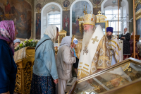 В день отдания праздника Преображения Господня и памяти святителя Тихона Задонского, в Ахтырском кафедральном соборе города Орла совершена праздничная Божественная литургия. Митрополит Орловский и Болховский Тихон молитвенно отметил день своего Небесного покровителя — святителя Тихона, епископа Воронежского, Задонского, чудотворца. 26 августа 2026 года В день отдания праздника Преображения Господня и памяти святителя Тихона Задонского, в Ахтырском кафедральном соборе города Орла совершена праздничная Божественная литургия. Митрополит Орловский и Болховский Тихон молитвенно отметил день своего Небесного покровителя — святителя Тихона, епископа Воронежского, Задонского, чудотворца. 26 августа 2026 года