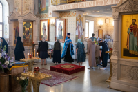 В канун Недели 13-й по Пятидесятнице и дня памяти преподобного Пимена Угрешского и преподобного Алипия, иконописца Печерского, митрополит Орловский и Болховский Тихон возглавил всенощное бдение в храме Казанской иконы Божией Матери города Орла. 29 августа 2026 года