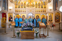 В канун Недели 13-й по Пятидесятнице и дня памяти преподобного Пимена Угрешского и преподобного Алипия, иконописца Печерского, митрополит Орловский и Болховский Тихон возглавил всенощное бдение в храме Казанской иконы Божией Матери города Орла. 29 августа 2026 года