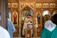 В день памяти Успения праведной Анны, матери Пресвятой Богородицы, святых жен Олимпиады диакониссы и Евпракси́и девы, Таве́ннской, митрополит Орловский и Болховский Тихон возглавил Божественную Литургию в храме великомученика Димитрия Солунского на Лужковском кладбище города Орла. 7 августа 2026 года В день памяти Успения праведной Анны, матери Пресвятой Богородицы, святых жен Олимпиады диакониссы и Евпракси́и девы, Таве́ннской, митрополит Орловский и Болховский Тихон возглавил Божественную Литургию в храме великомученика Димитрия Солунского на Лужковском кладбище города Орла. 7 августа 2026 года