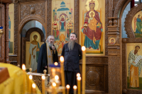 В канун Недели 10-й по Пятидесятнице и дня памяти великомученика и целителя Пантелеимона, митрополит Орловский и Болховский Тихон совершил всенощное бдение в Свято-Успенском мужском монастыре города Орла. 8 августа 2026 года В канун Недели 10-й по Пятидесятнице и дня памяти великомученика и целителя Пантелеимона, митрополит Орловский и Болховский Тихон совершил всенощное бдение в Свято-Успенском мужском монастыре города Орла. 8 августа 2026 года