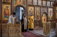В канун Недели 10-й по Пятидесятнице и дня памяти великомученика и целителя Пантелеимона, митрополит Орловский и Болховский Тихон совершил всенощное бдение в Свято-Успенском мужском монастыре города Орла. 8 августа 2026 года В канун Недели 10-й по Пятидесятнице и дня памяти великомученика и целителя Пантелеимона, митрополит Орловский и Болховский Тихон совершил всенощное бдение в Свято-Успенском мужском монастыре города Орла. 8 августа 2026 года