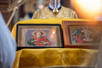 В канун Недели 10-й по Пятидесятнице и дня памяти великомученика и целителя Пантелеимона, митрополит Орловский и Болховский Тихон совершил всенощное бдение в Свято-Успенском мужском монастыре города Орла. 8 августа 2026 года В канун Недели 10-й по Пятидесятнице и дня памяти великомученика и целителя Пантелеимона, митрополит Орловский и Болховский Тихон совершил всенощное бдение в Свято-Успенском мужском монастыре города Орла. 8 августа 2026 года