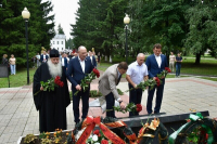 Митрополит Орловский и Болховский Тихон принял участие в торжественных мероприятиях, посвященных 83-й годовщине освобождения Кромского района от немецко-фашистских захватчиков и Дню образования муниципалитета. 8 августа 2026 года, п.Кромы Орловской области. Митрополит Орловский и Болховский Тихон принял участие в торжественных мероприятиях, посвященных 83-й годовщине освобождения Кромского района от немецко-фашистских захватчиков и Дню образования муниципалитета. 8 августа 2026 года, п.Кромы Орловской области.