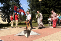В Кромах почтили память воинов, освободивших поселок от немецко-фашистских захватчиков. 6 августа 2026 года, п.Кромы Кромского района Орловской области.