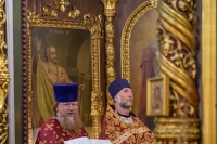 В день Усекновения главы Пророка, Предтечи и Крестителя Господня Иоанна, в Иоанно-Крестительском храме благочинный храмов Центрального округа Орловской епархии протоиерей Василий Иванов возглавил Божественную Литургию. 11 сентября 2026 года, г.Орел