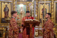 В день Усекновения главы Пророка, Предтечи и Крестителя Господня Иоанна, в Иоанно-Крестительском храме благочинный храмов Центрального округа Орловской епархии протоиерей Василий Иванов возглавил Божественную Литургию. 11 сентября 2026 года, г.Орел