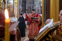 В день Усекновения главы Пророка, Предтечи и Крестителя Господня Иоанна, в Иоанно-Крестительском храме благочинный храмов Центрального округа Орловской епархии протоиерей Василий Иванов возглавил Божественную Литургию. 11 сентября 2026 года, г.Орел