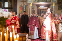 В день Усекновения главы Пророка, Предтечи и Крестителя Господня Иоанна, в Иоанно-Крестительском храме благочинный храмов Центрального округа Орловской епархии протоиерей Василий Иванов возглавил Божественную Литургию. 11 сентября 2026 года, г.Орел