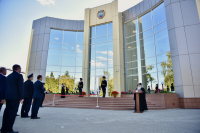 Владыка Тихон принял участие в торжественных мероприятиях, посвященных 60-летию Академии ФСО России, и совершил освящение нового исторического комплекса на территории вуза. 11 сентября 2026 года, г.Орел