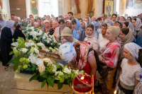 В праздник Вознесения Господня, в день памяти Апостола и евангелиста Иоанна Богослова, митрополит Орловский и Болховский Тихон возглавил Божественную литургию в Богоявленском соборе города Орла, за которой был совершен чин прославления святого праведного Афанасия, Христа ради юродивого, исповедника. 21 мая 2026 года, г.Орел В праздник Вознесения Господня, в день памяти Апостола и евангелиста Иоанна Богослова, митрополит Орловский и Болховский Тихон возглавил Божественную литургию в Богоявленском соборе города Орла, за которой был совершен чин прославления святого праведного Афанасия, Христа ради юродивого, исповедника. 21 мая 2026 года, г.Орел
