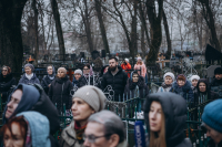 В день памяти святителя Афанасия Великого, митрополит Орловский и Болховский Тихон совершил заупокойную литию на могиле блаженного старца Афанасия Сайко, расположенной на Крестительском кладбище города Орла. 31 января 2025 года.