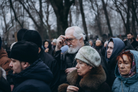 В день памяти святителя Афанасия Великого, митрополит Орловский и Болховский Тихон совершил заупокойную литию на могиле блаженного старца Афанасия Сайко, расположенной на Крестительском кладбище города Орла. 31 января 2025 года.
