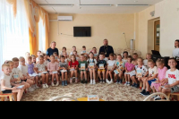 Настоятель храма Веры, Надежды, Любови и матери их Софии в микрорайоне «Зареченский» города Орла вновь посетил воспитанников из 95-го детского сада, 16 сентября 2026 года