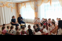Настоятель храма Веры, Надежды, Любови и матери их Софии в микрорайоне «Зареченский» города Орла вновь посетил воспитанников из 95-го детского сада, 16 сентября 2026 года